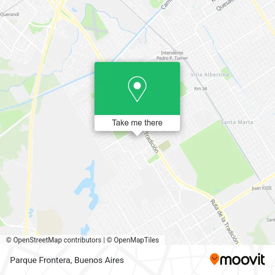 Mapa de Parque Frontera