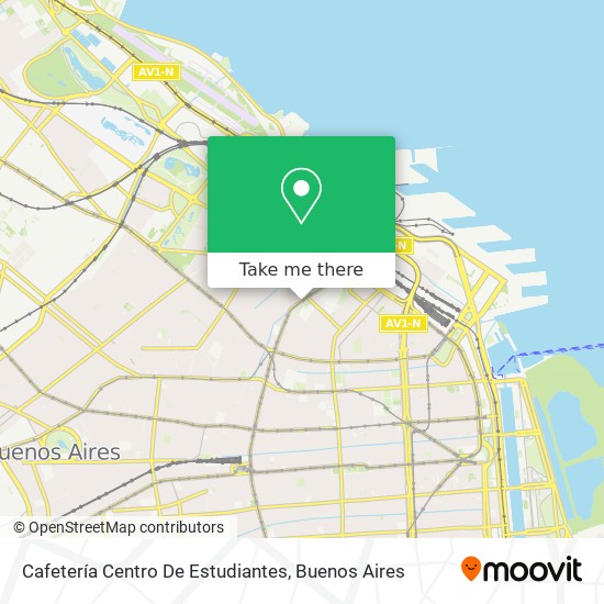 Cafetería Centro De Estudiantes map