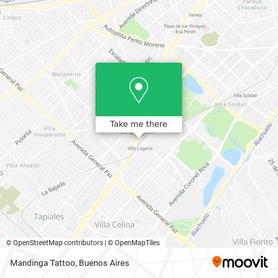 Mandinga Tattoo map