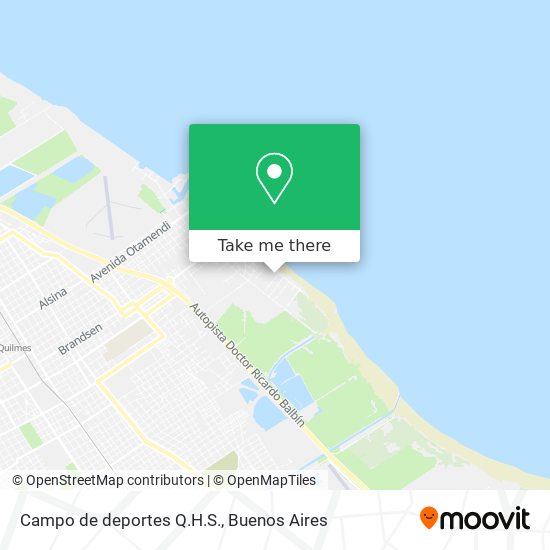 Mapa de Campo de deportes Q.H.S.
