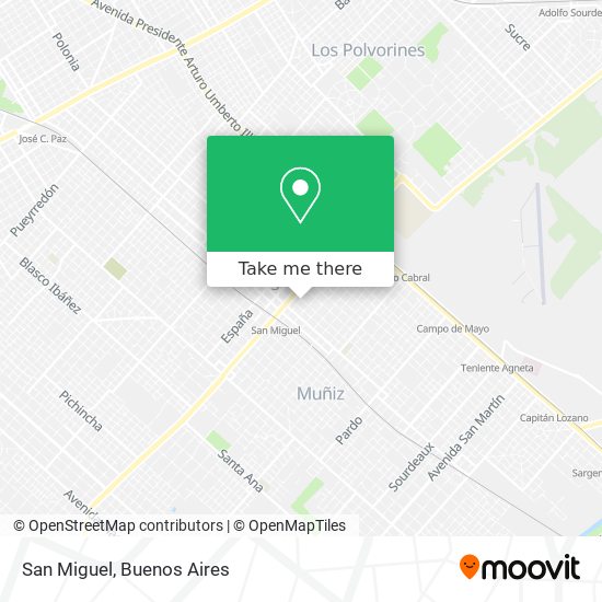 Mapa de San Miguel
