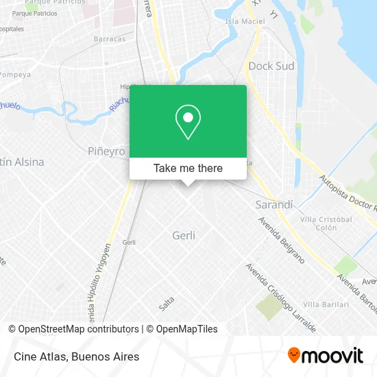Cine Atlas map