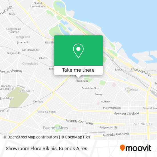 Showroom Flora Bikinis map