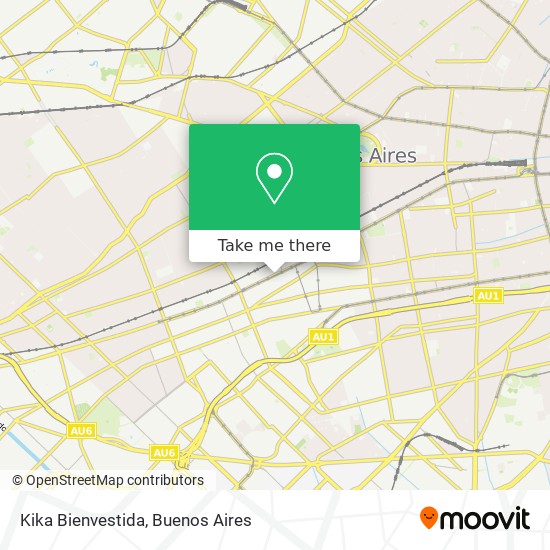 Kika Bienvestida map