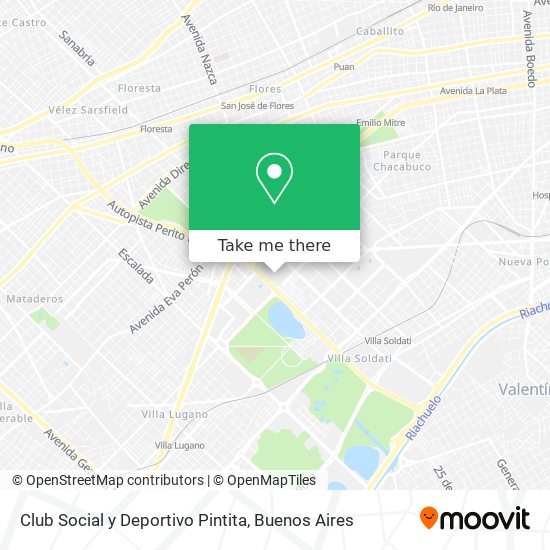 Mapa de Club Social y Deportivo Pintita