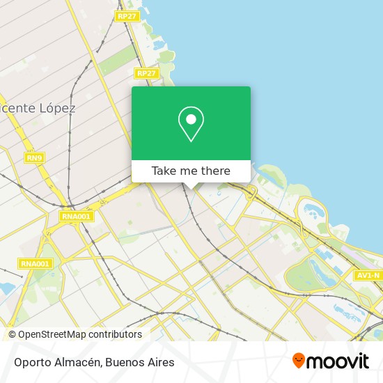 Oporto Almacén map