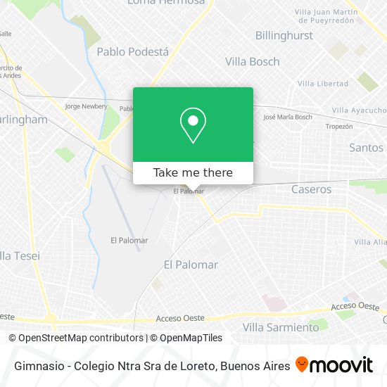 Gimnasio - Colegio Ntra Sra de Loreto map