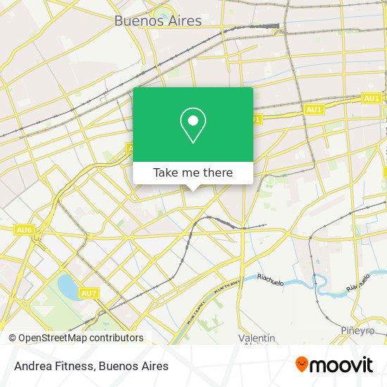 Andrea Fitness map
