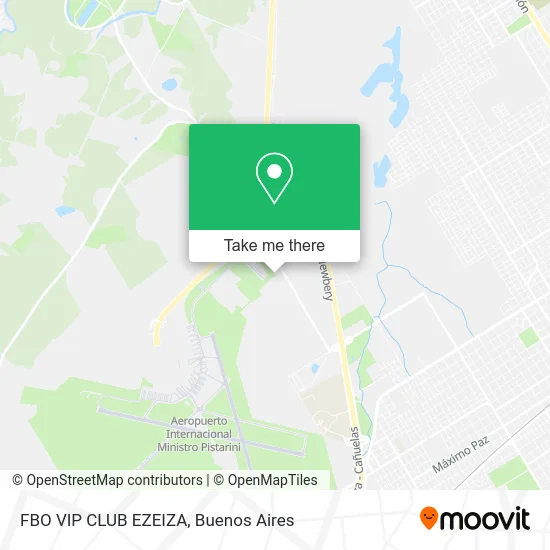 FBO VIP CLUB EZEIZA map