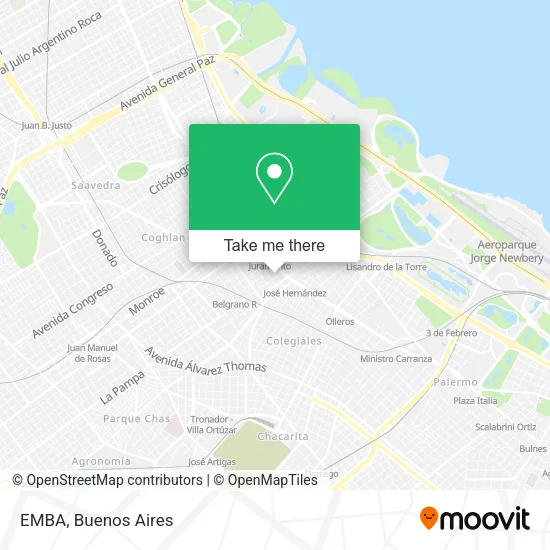 Mapa de EMBA