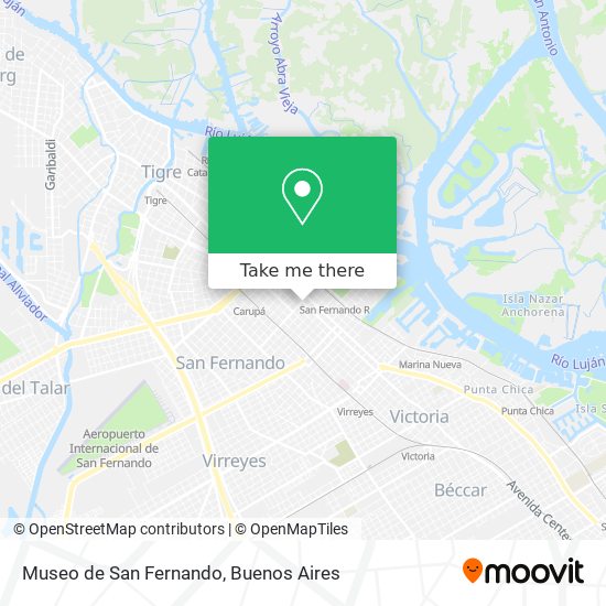 Museo de San Fernando map