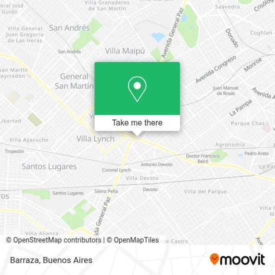 Barraza map