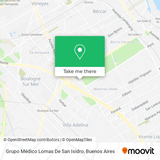 Grupo Médico Lomas De San Isidro map