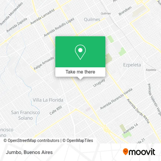 Mapa de Jumbo