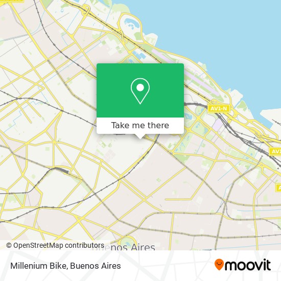 Millenium Bike map