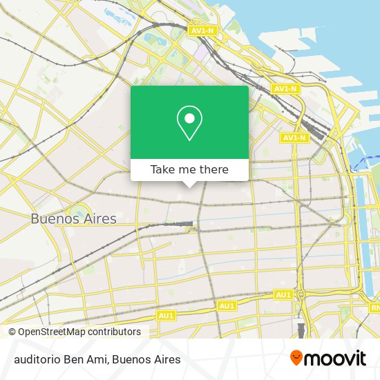auditorio Ben Ami map