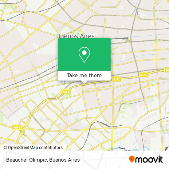 Mapa de Beauchef Olimpic