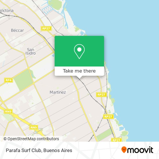 Parafa Surf Club map