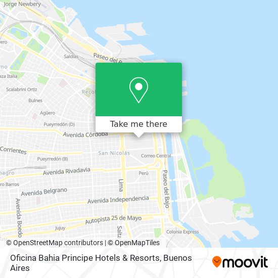 Mapa de Oficina Bahia Principe Hotels & Resorts