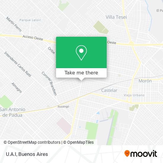 Mapa de U.A.I