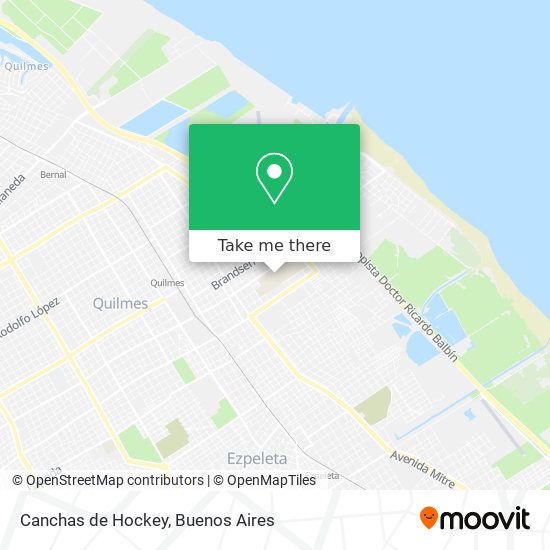 Canchas de Hockey map