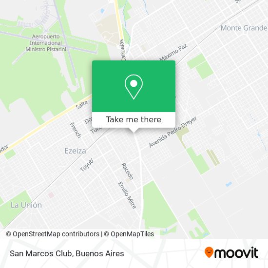 Mapa de San Marcos Club