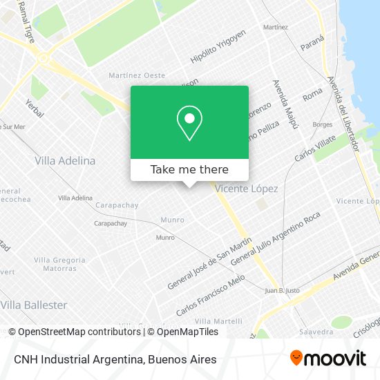 CNH Industrial Argentina map