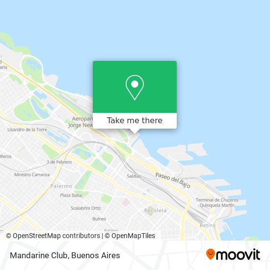 Mandarine Club map