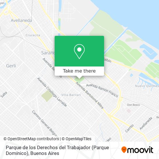 Parque de los Derechos del Trabajador (Parque Domínico) map