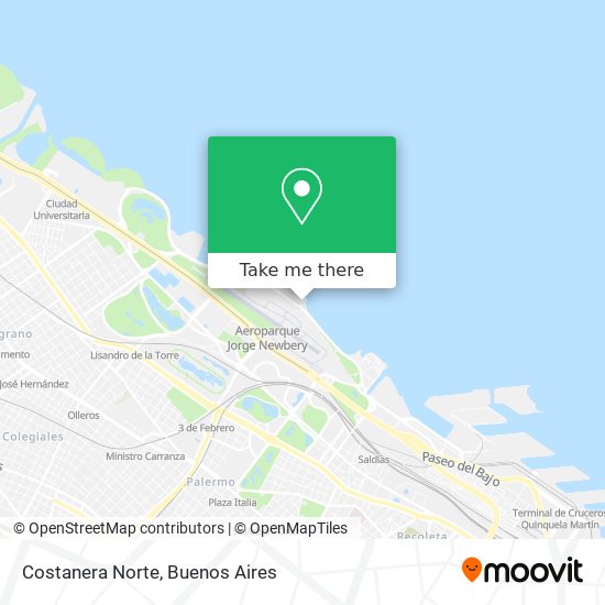 Costanera Norte map