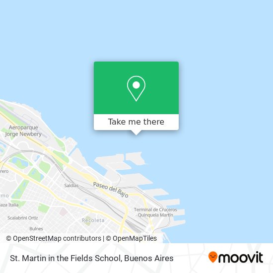 St. Martin in the Fields School map