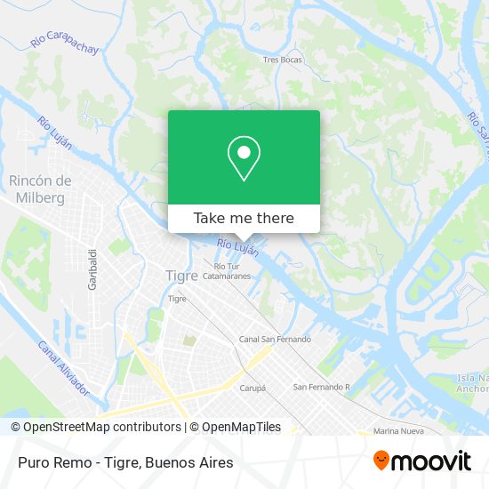 Mapa de Puro Remo - Tigre