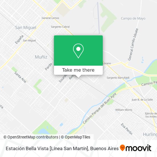 Estación Bella Vista [Línea San Martín] map