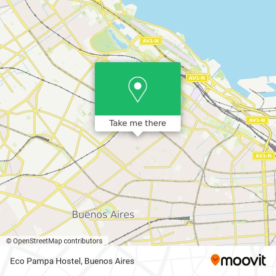 Eco Pampa Hostel map