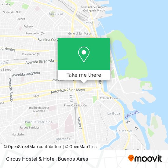 Circus Hostel & Hotel map