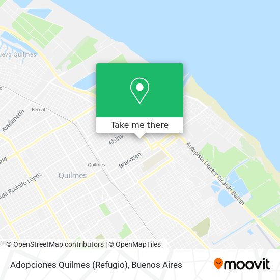 Adopciones Quilmes (Refugio) map