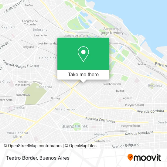 Mapa de Teatro Border