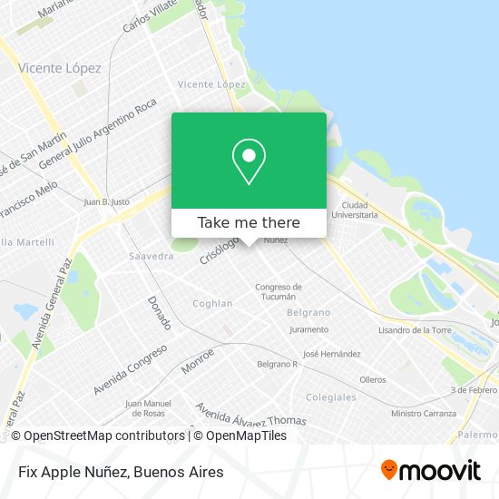 Fix Apple Nuñez map