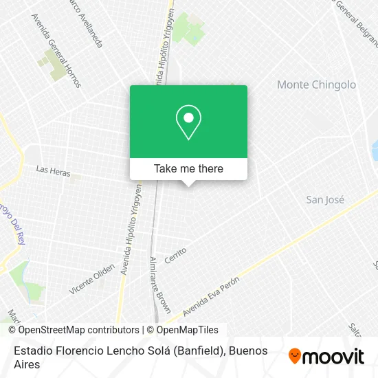 Mapa de Estadio Florencio  Lencho  Solá (Banfield)