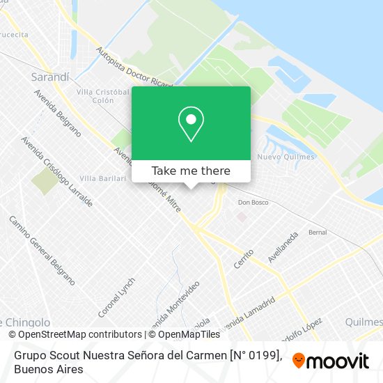 Grupo Scout Nuestra Señora del Carmen [N° 0199] map