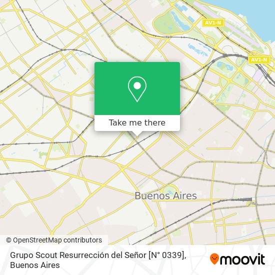 Grupo Scout Resurrección del Señor [N° 0339] map