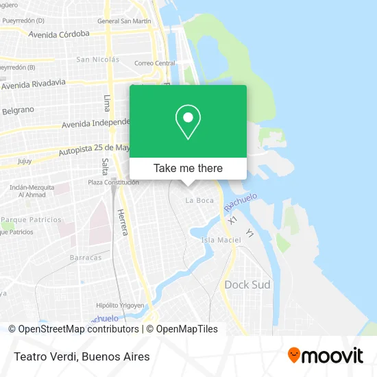 Teatro Verdi map