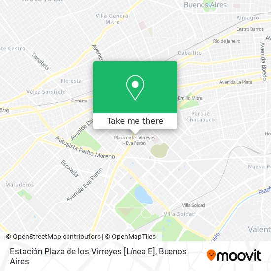 Estación Plaza de los Virreyes [Línea E] map