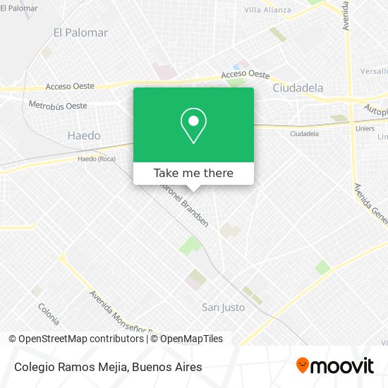Colegio Ramos Mejia map