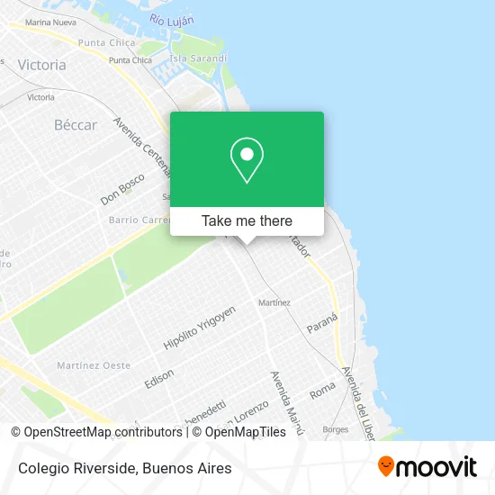 Mapa de Colegio Riverside