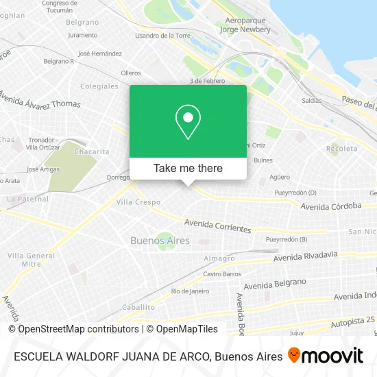Mapa de ESCUELA WALDORF JUANA DE ARCO