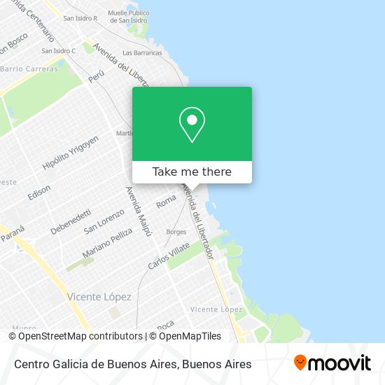 Centro Galicia de Buenos Aires map