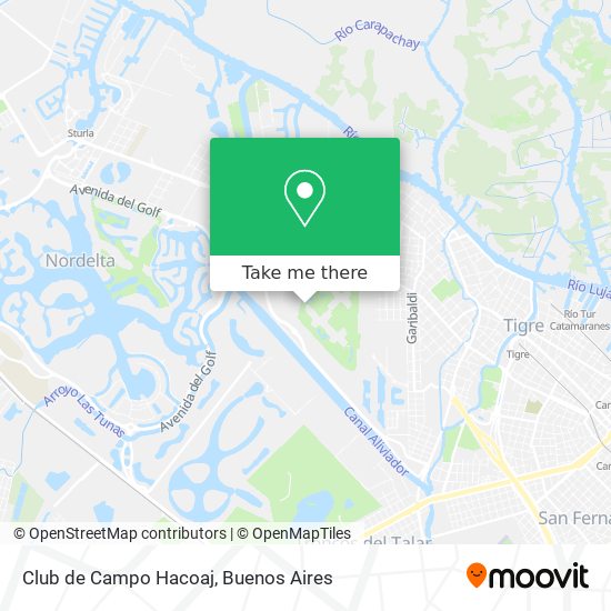 Club de Campo Hacoaj map