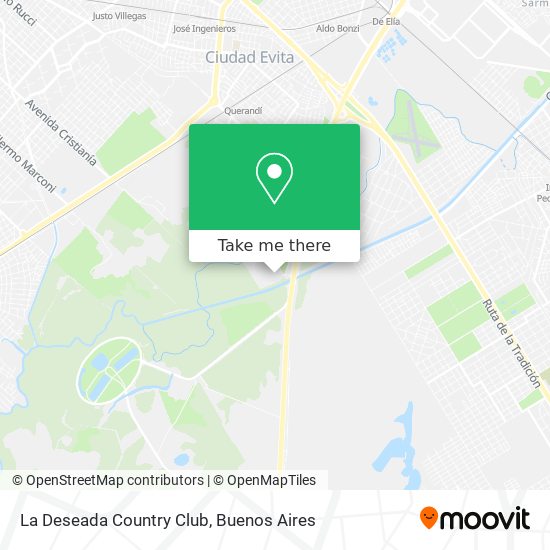 Mapa de La Deseada Country Club