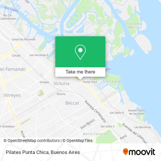 Pilates Punta Chica map